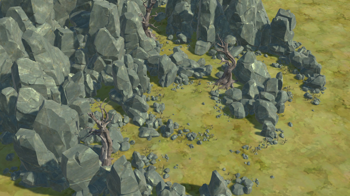 LowPoly Nature Stone