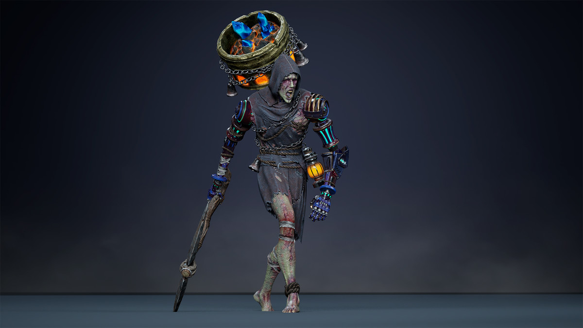 Fantasy Cyborg Miner 1