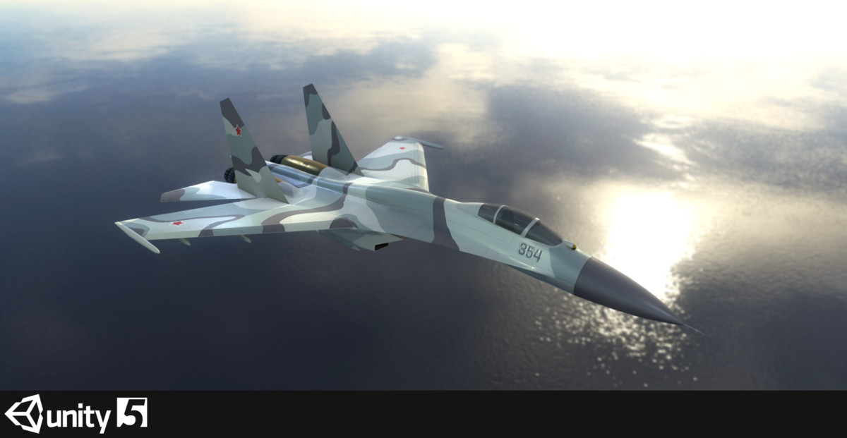 SU 27 Jet Plane
