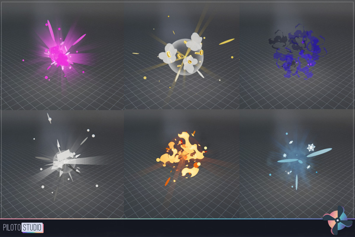 Toon Hits and Projectiles VFX Pack