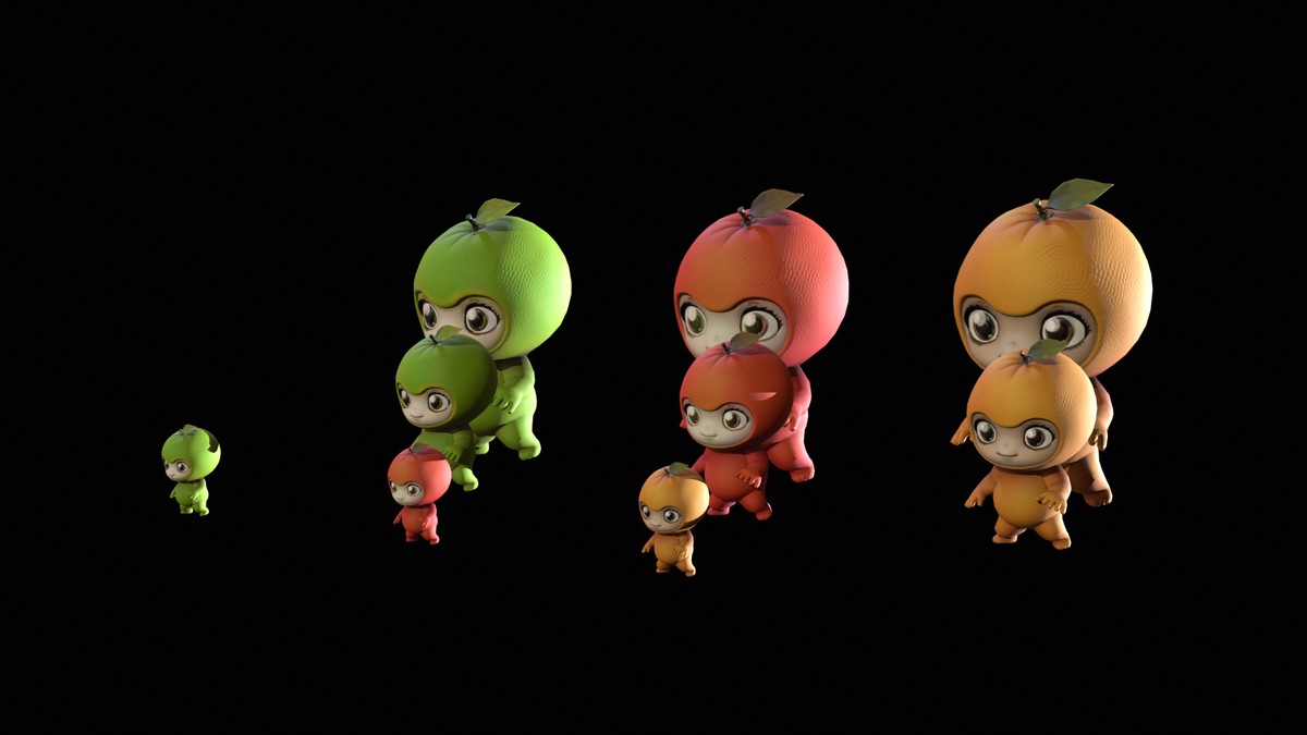Chibi Fruit Orange