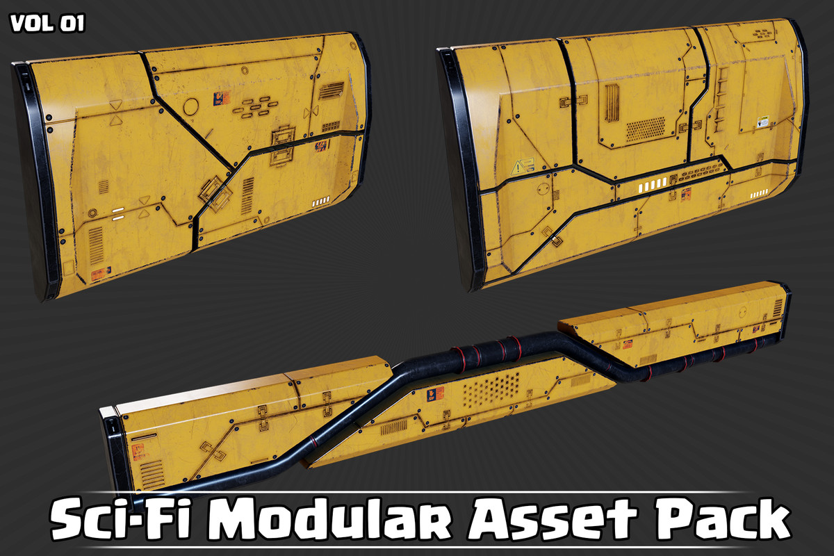 Sci-Fi Modular Assets