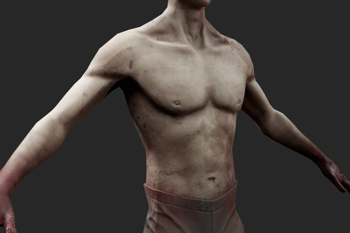 3D Zombie Undead Character