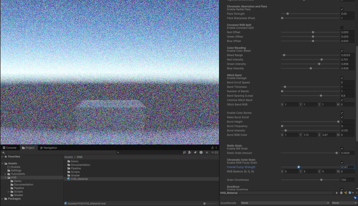 Fringe Logic VHS Shader