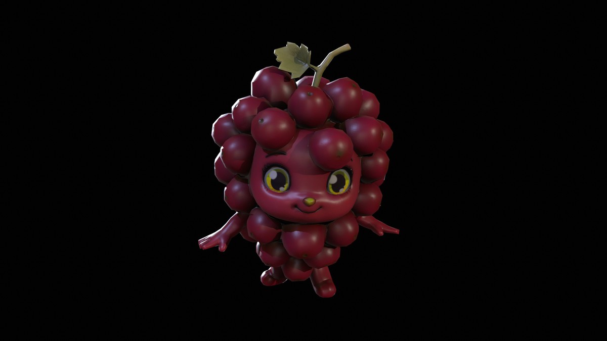 Chibi Fruit Grape Two