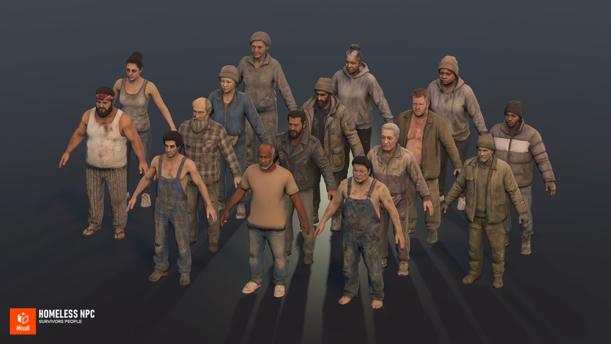 Homeless NPC - survivors people