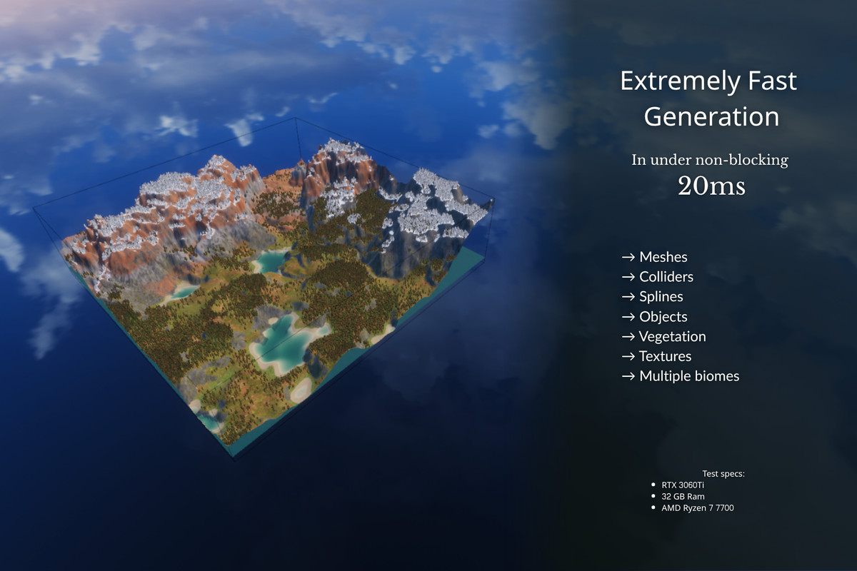 Infinite Lands: Node-Based Procedural World Generator