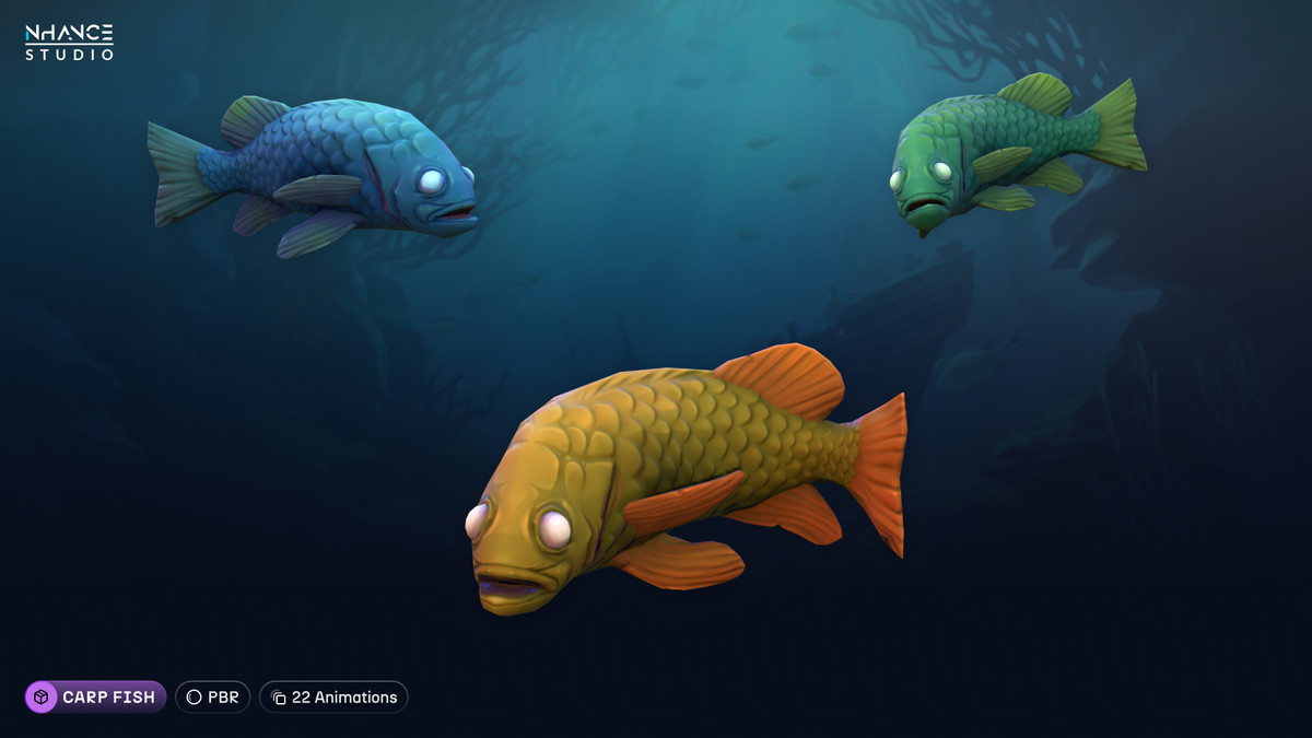 Stylized Sea Animals Bundle