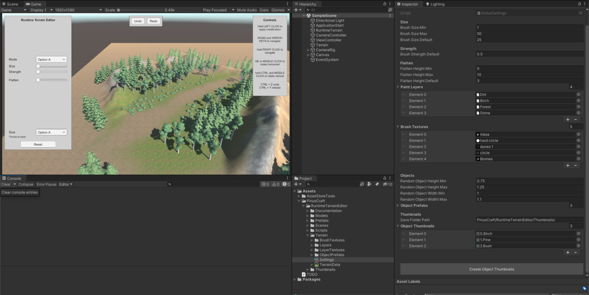 Runtime Terrain Editor Runtime Terrain Editor