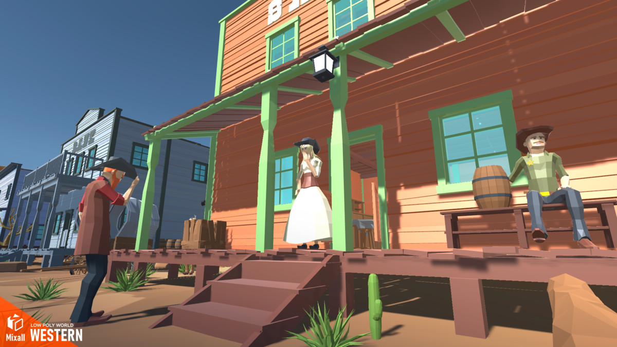 LOW POLY WORLD - WESTERN