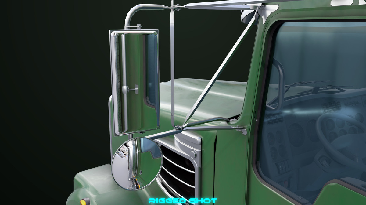 Truck 07 Log Trailer with All Loads Collection