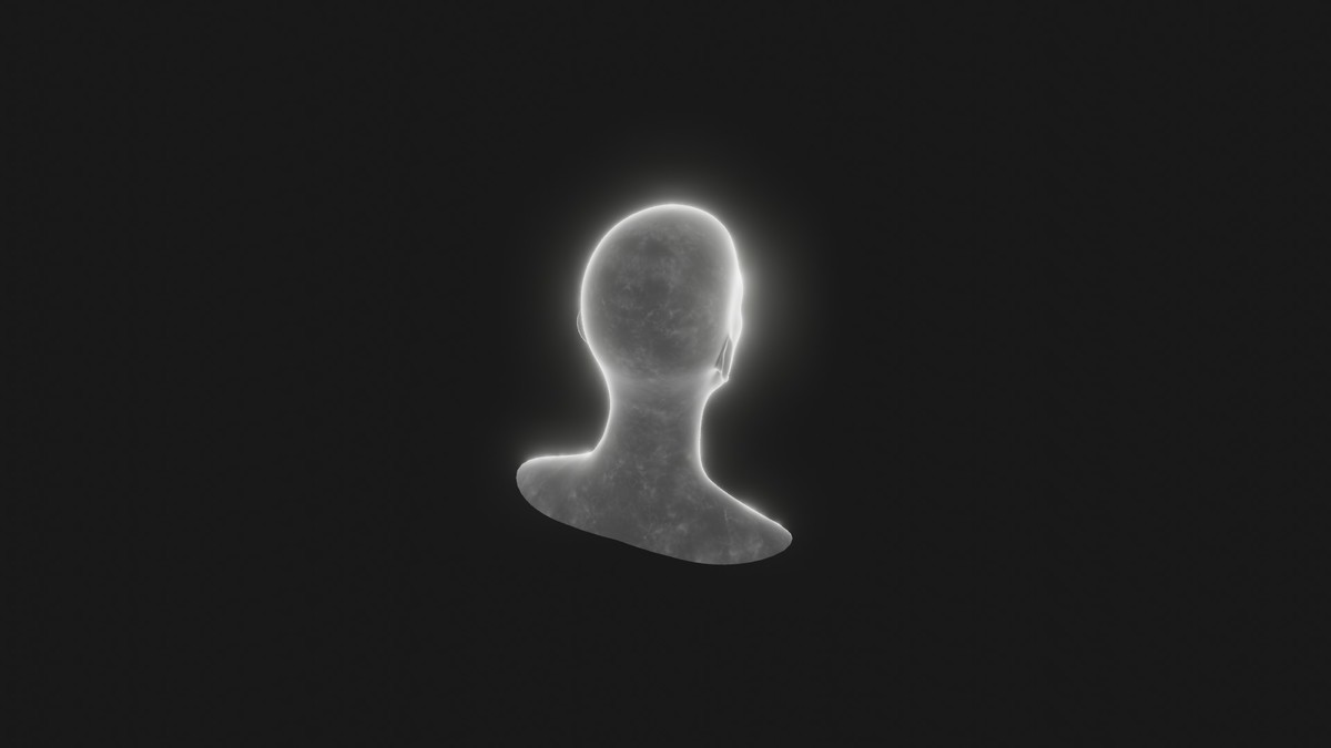 Ghostly Male Female Heads 3D Model Pack - Animated, Blend Shapes