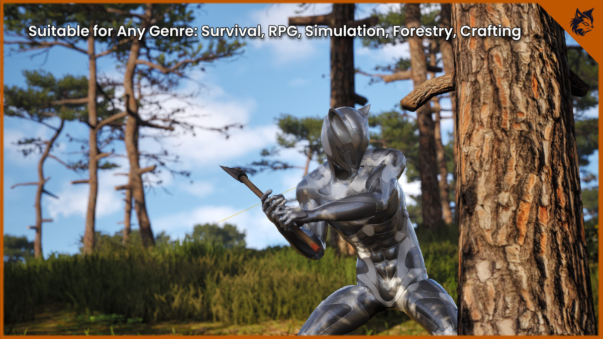 Woodcutting Animation Pack