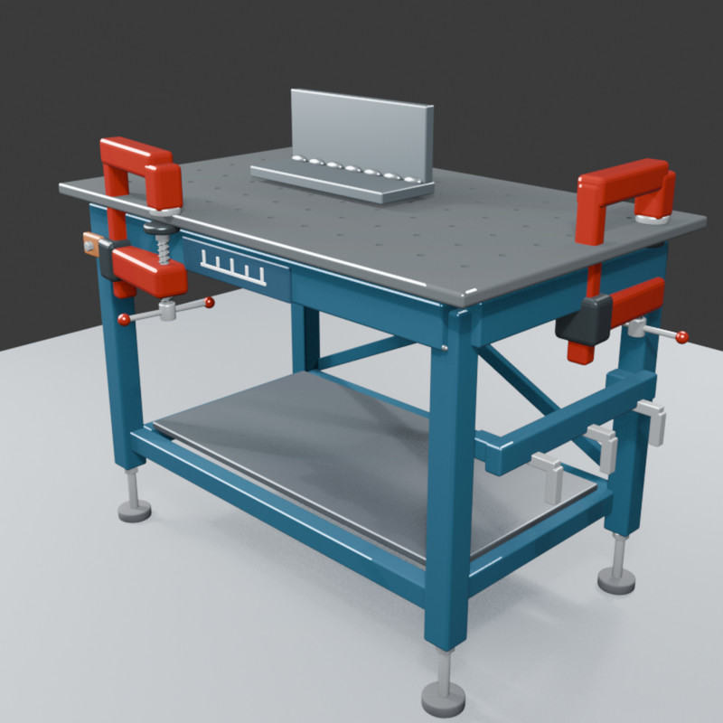 Welding and Fabrication Station - MIG Welder Table and Clamp