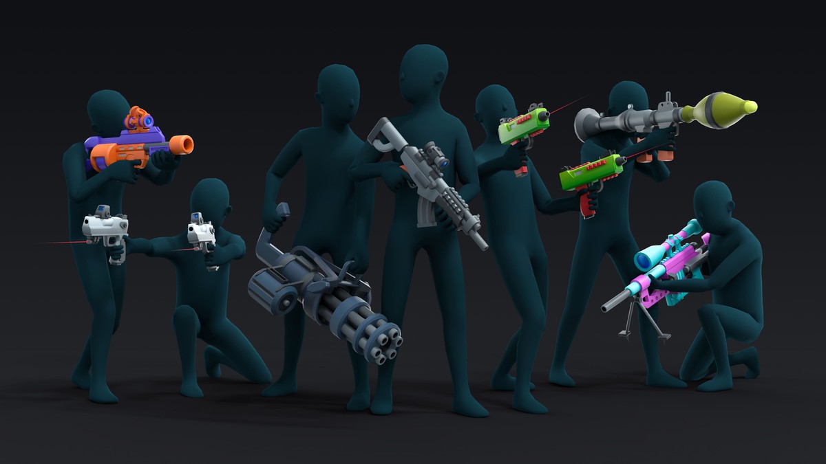 Cartoon Weapons - Low Poly 3D Models Pack