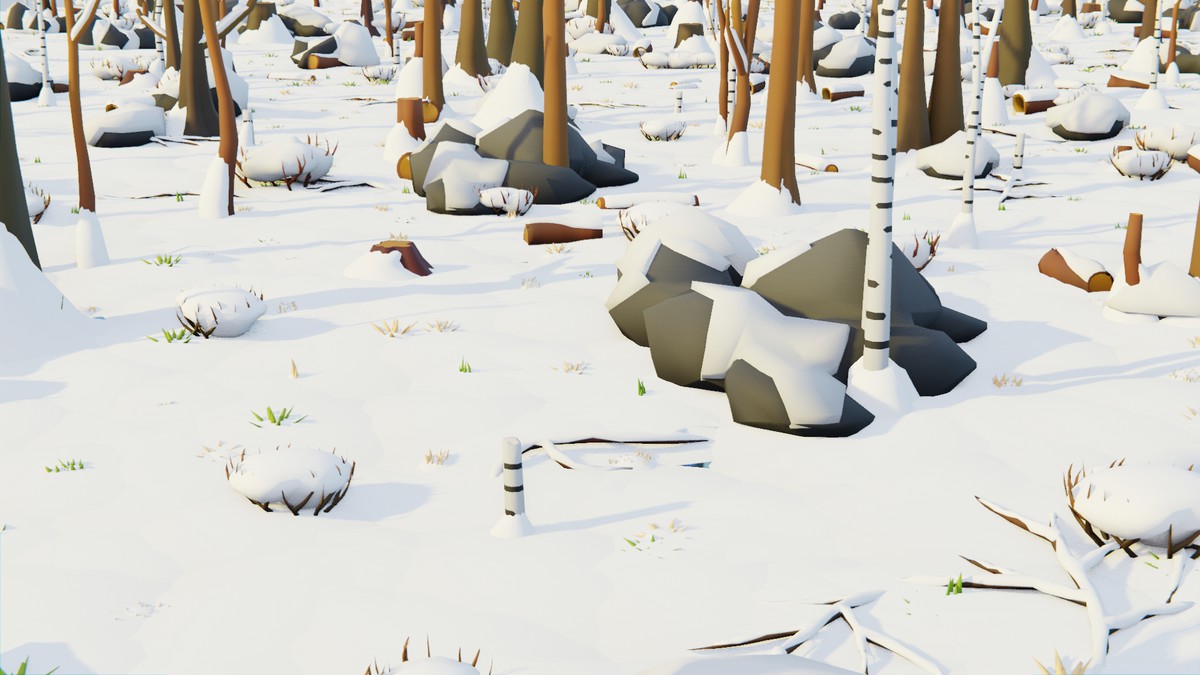 Low Poly Seasonal Forest Biome by IGS