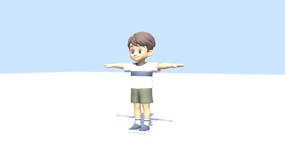 Cute Kids Characters - Stylized Cartoon Children Pack (Humanoid Rigged)