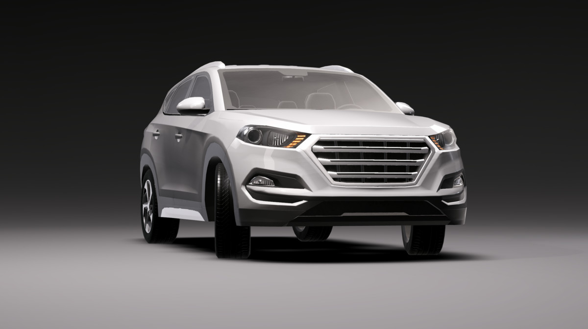 Realistic Car - SUV Compact Mid-2010s