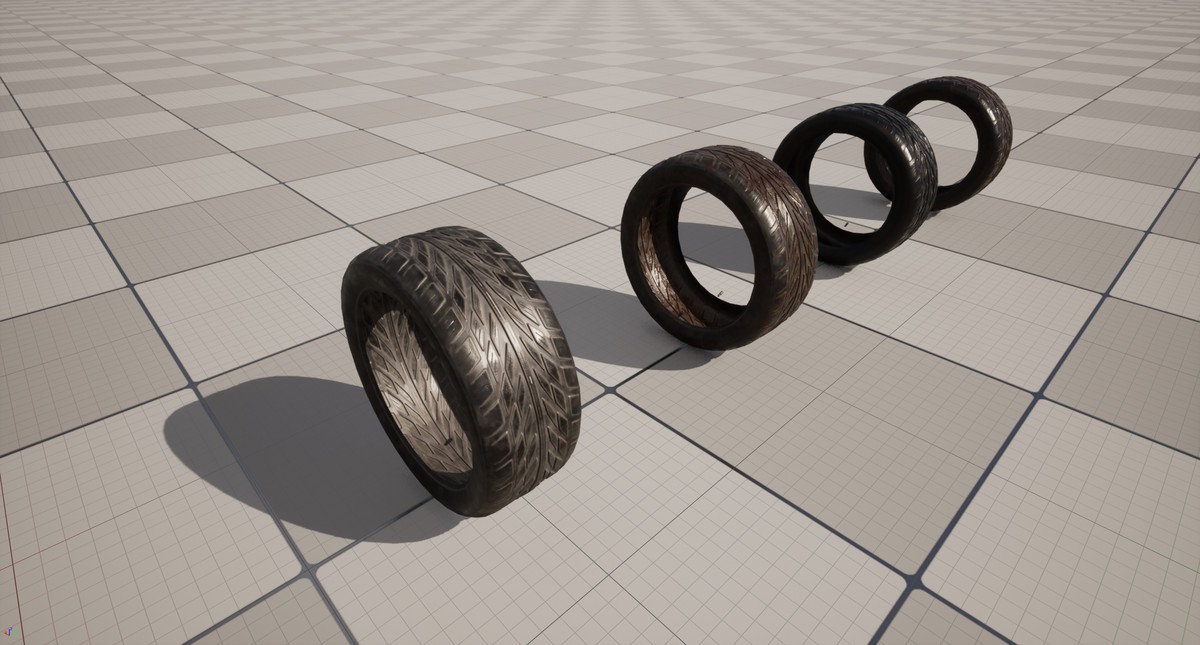 Kryxen Tire V1 - Game Ready