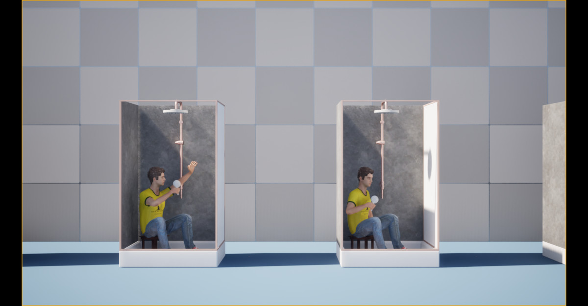 Shower NPC Animation