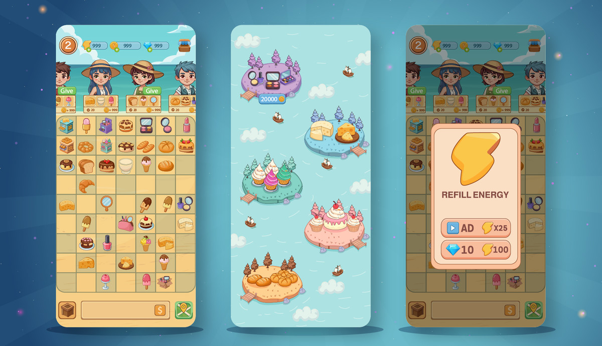 Merge Energy Kit — Complete 2D Merge Game Template