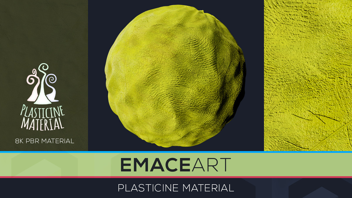 11 URP Stylized Material PBR Texture Pack - MoldWorld Plasticine