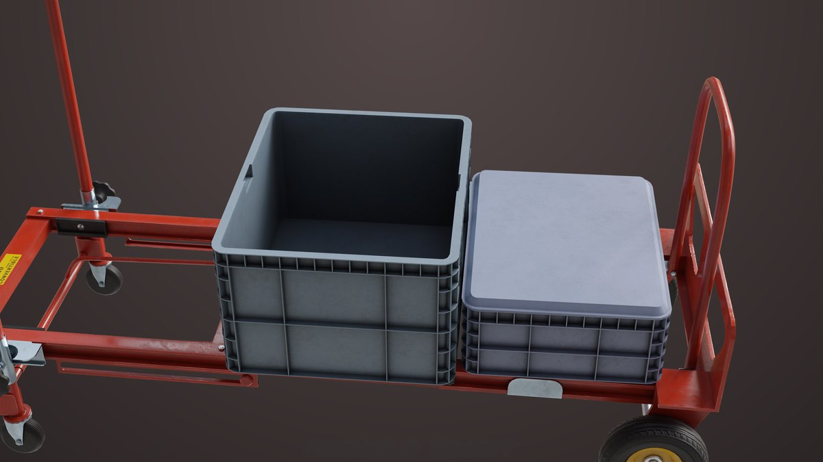 Convertible Hand Red Trucks URP HDRP Textures