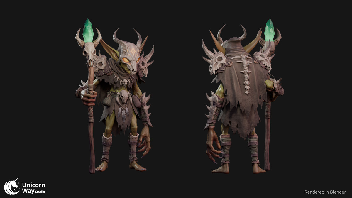 Stylized Goblin Shaman Outfit