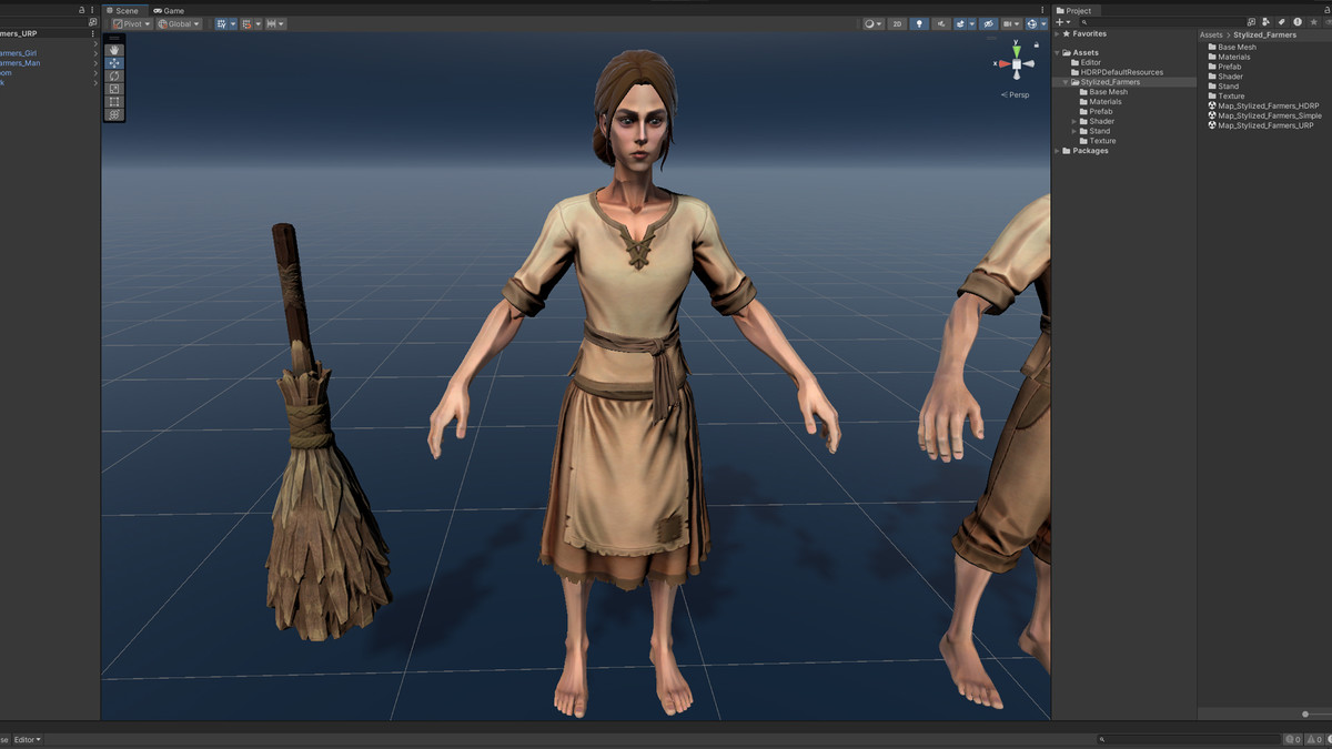 Stylized Medieval Villagers