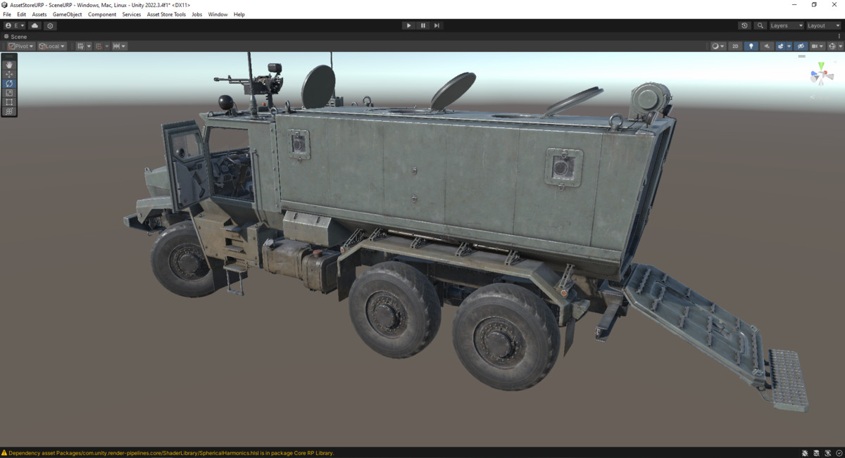 Rigged Military Cars Bundle 4pcs