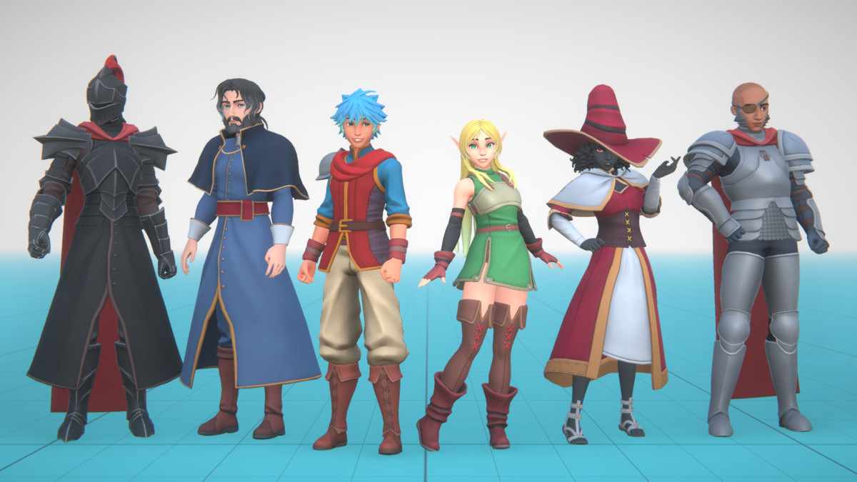 BoZo: Stylized Modular Characters - Fantasy Pack