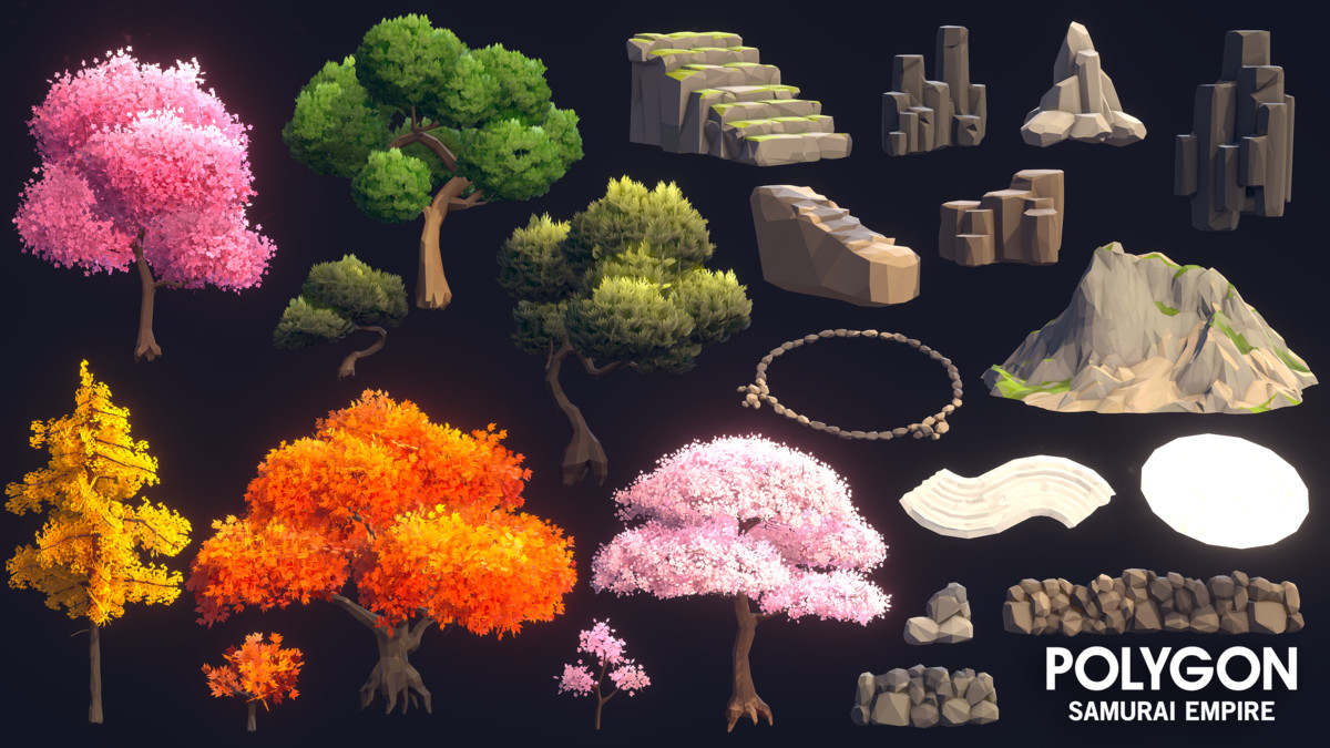 Samurai Empire - Synty POLYGON - Stylized Low Poly Assets