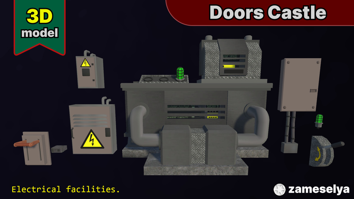 3D Models Doors Castle Pack 1