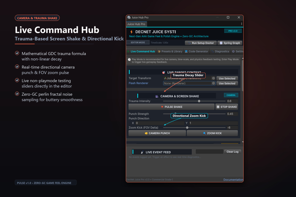 PULSE — AAA Game Feel & Polish Engine