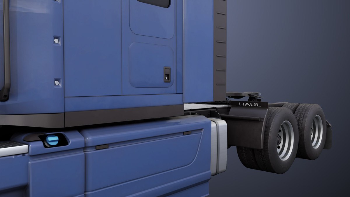 Heavy Truck Blue Chassis 05 URP HDRP Textures