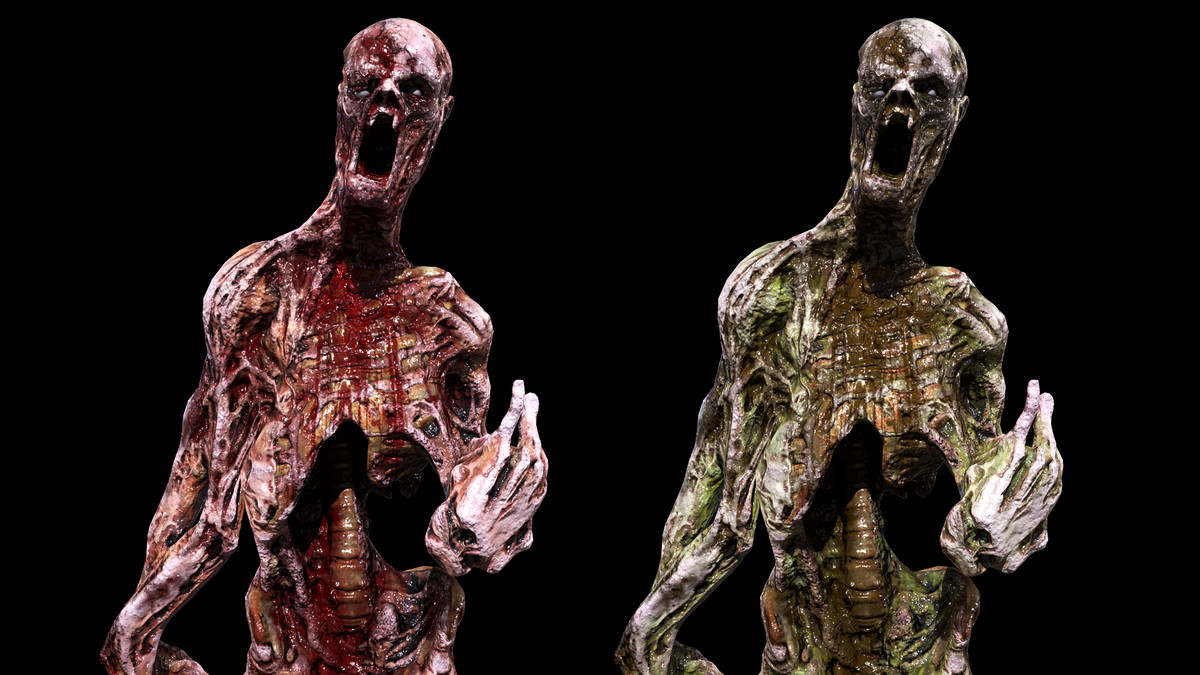 Alien Zombies Enemy Pack 2