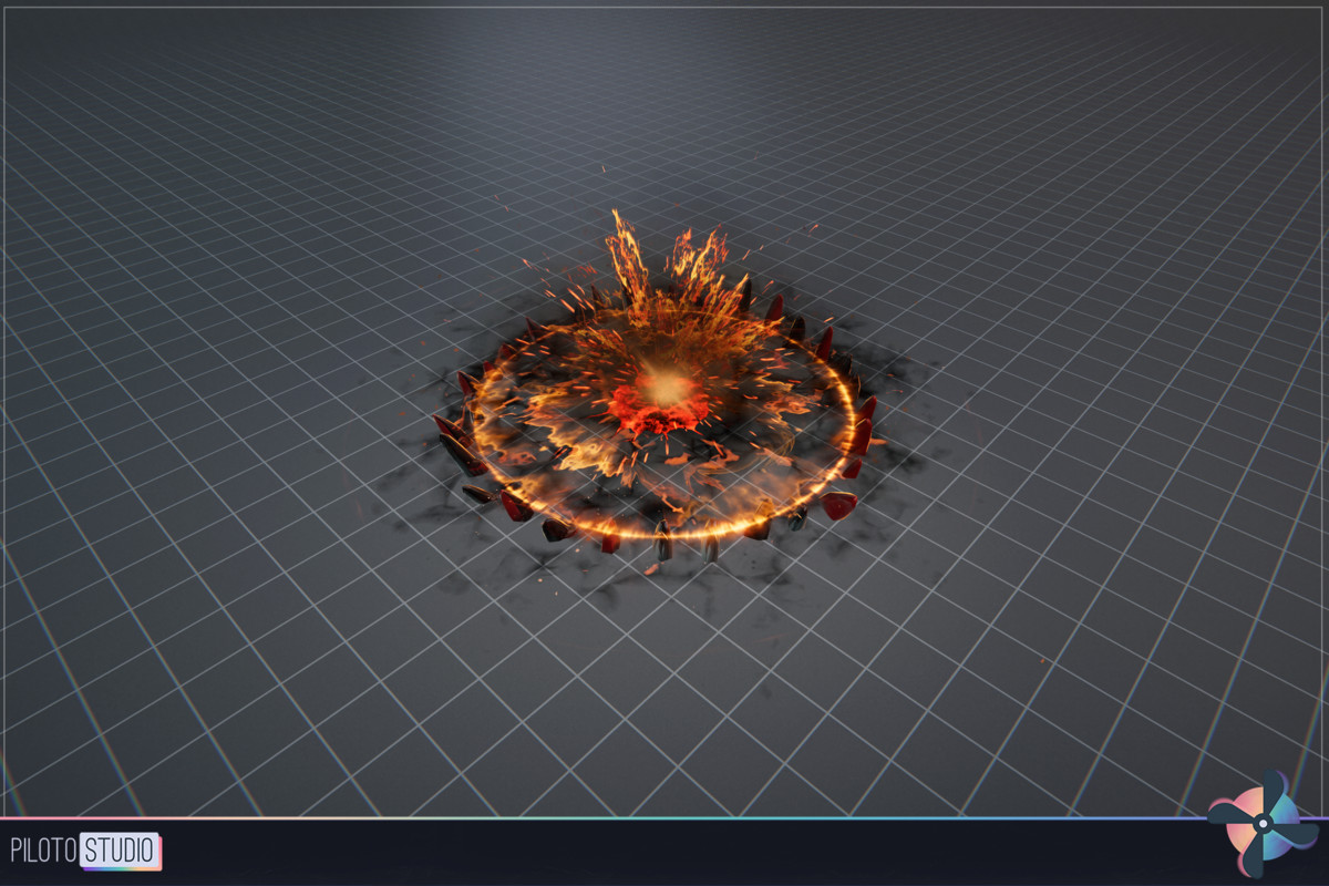 Realistic Lava & Volcano VFX