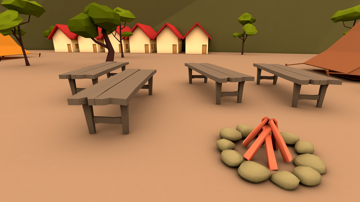 Low Poly Frozen Environment