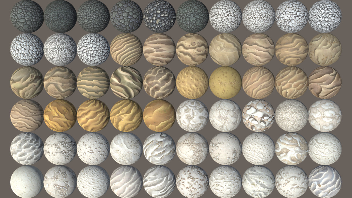 510+ Stylized Textures - Mega Pack Vol 6