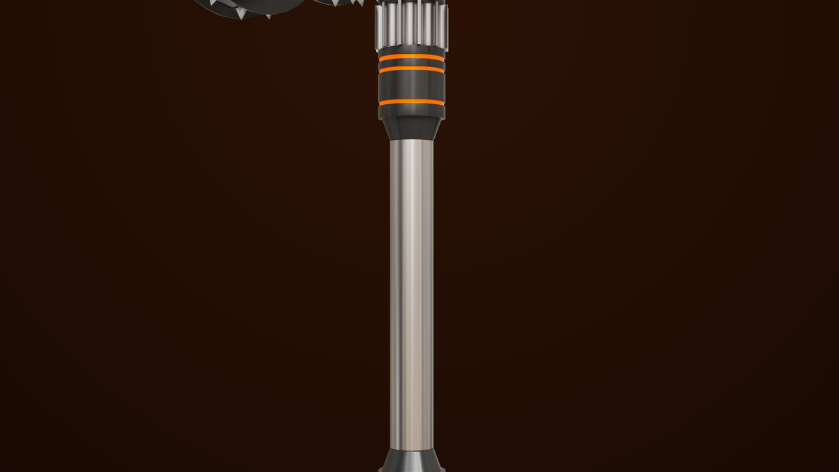 Sci Fi Battle Hammer 07 URP HDRP Textures