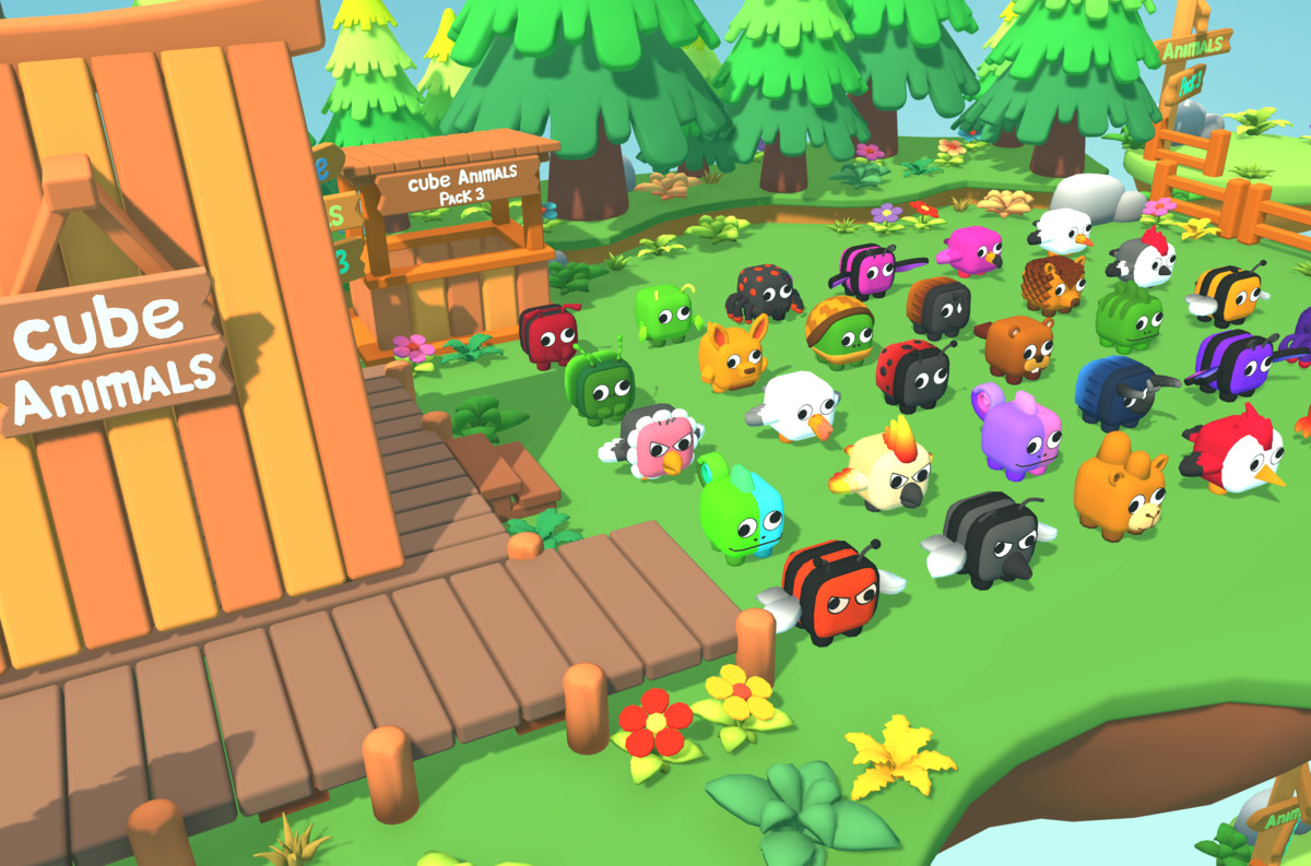 Cute Magic – Cube Animals Pack 3