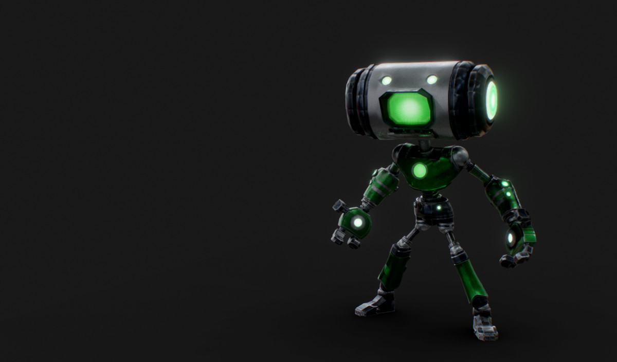 Customizable Robot Character - Kyle the Radical Robot