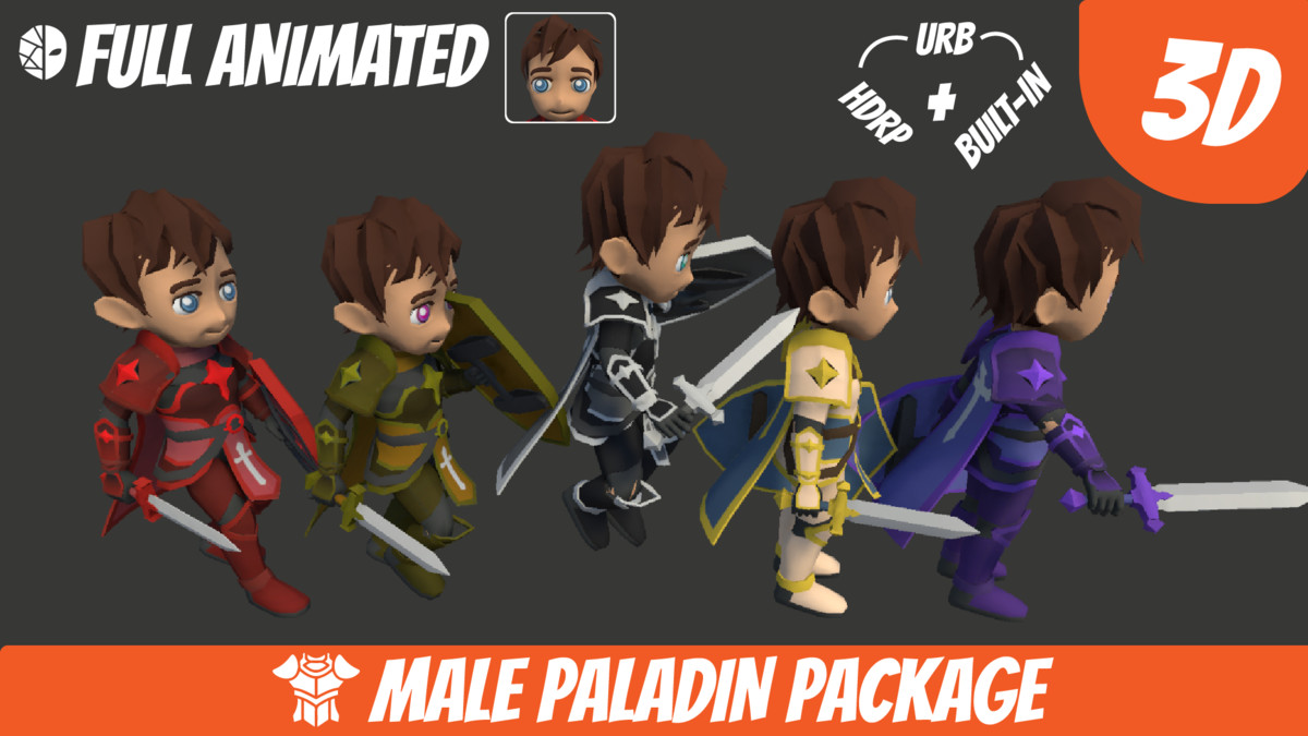 Morphara Fantasy Heros - Male Sacred Paladin