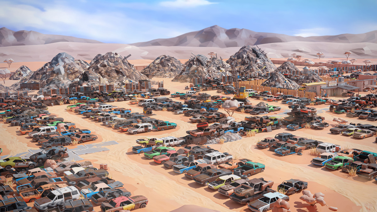 Junkyard - Low Poly 3D Models Pack