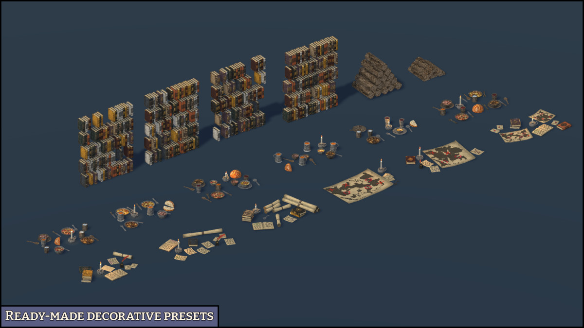 Cold Fortress - Retro Style Modular Environment Pack