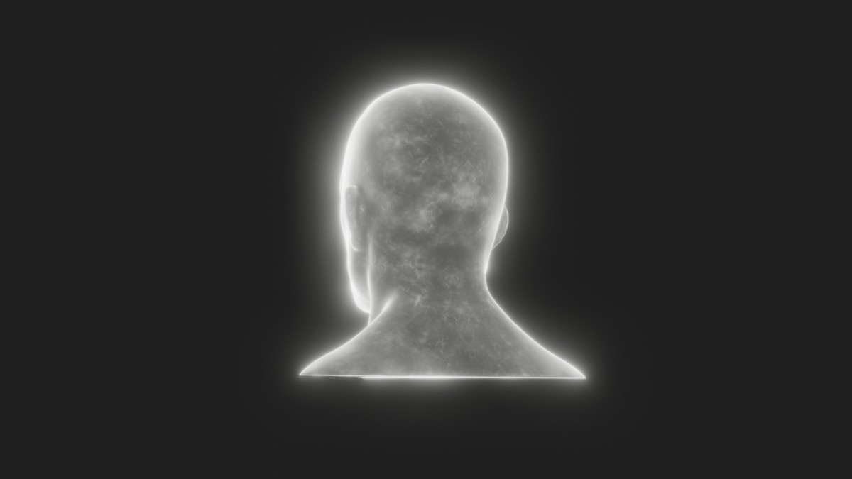 Ghostly Male Female Heads 3D Model Pack - Animated, Blend Shapes