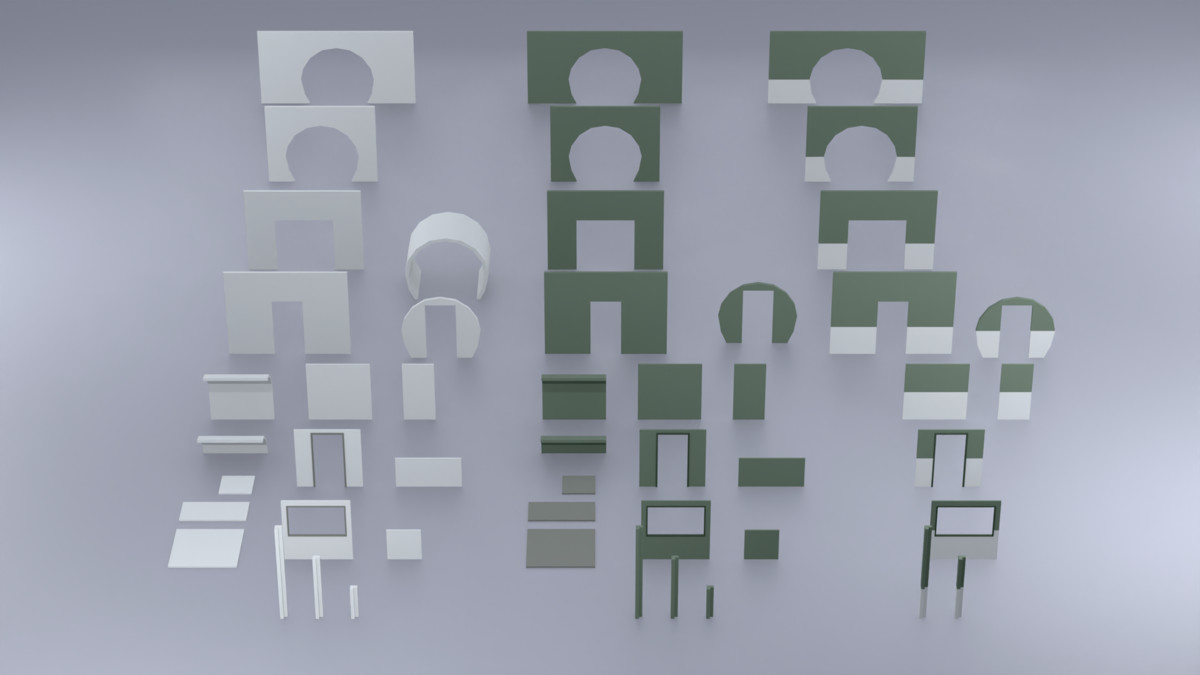 Low Poly Modular Bunker