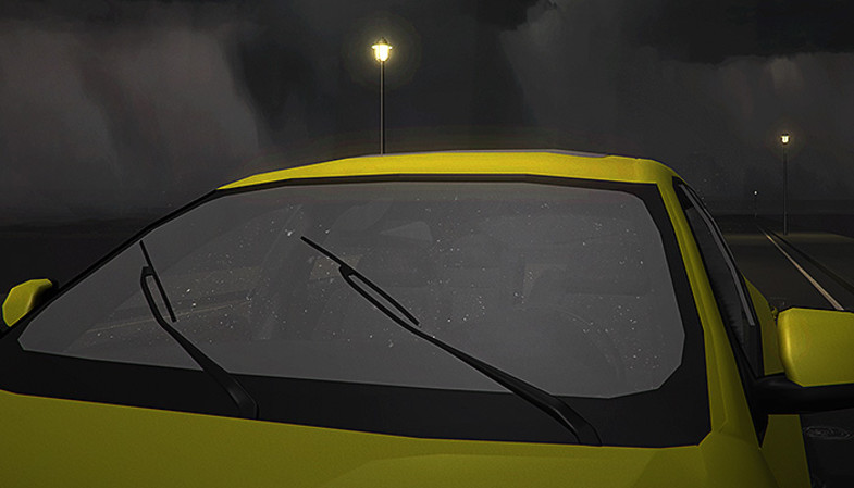 Car Window Rain
