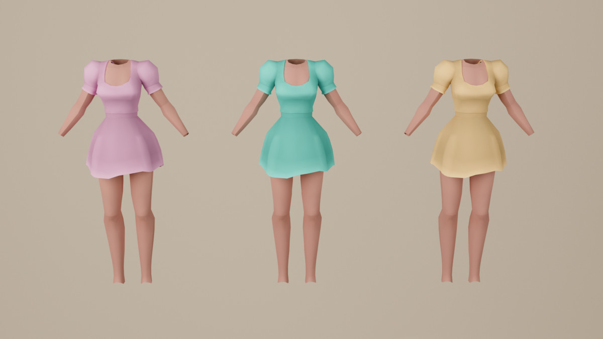 Modular Female Character Creator