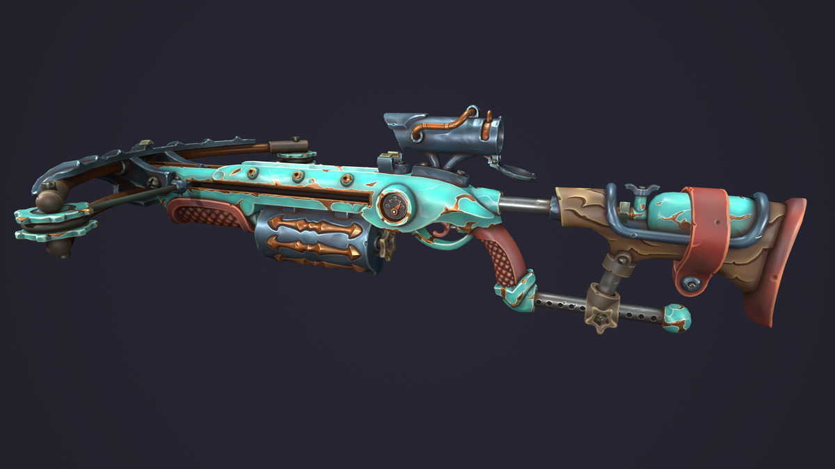 Steampunk crossbow